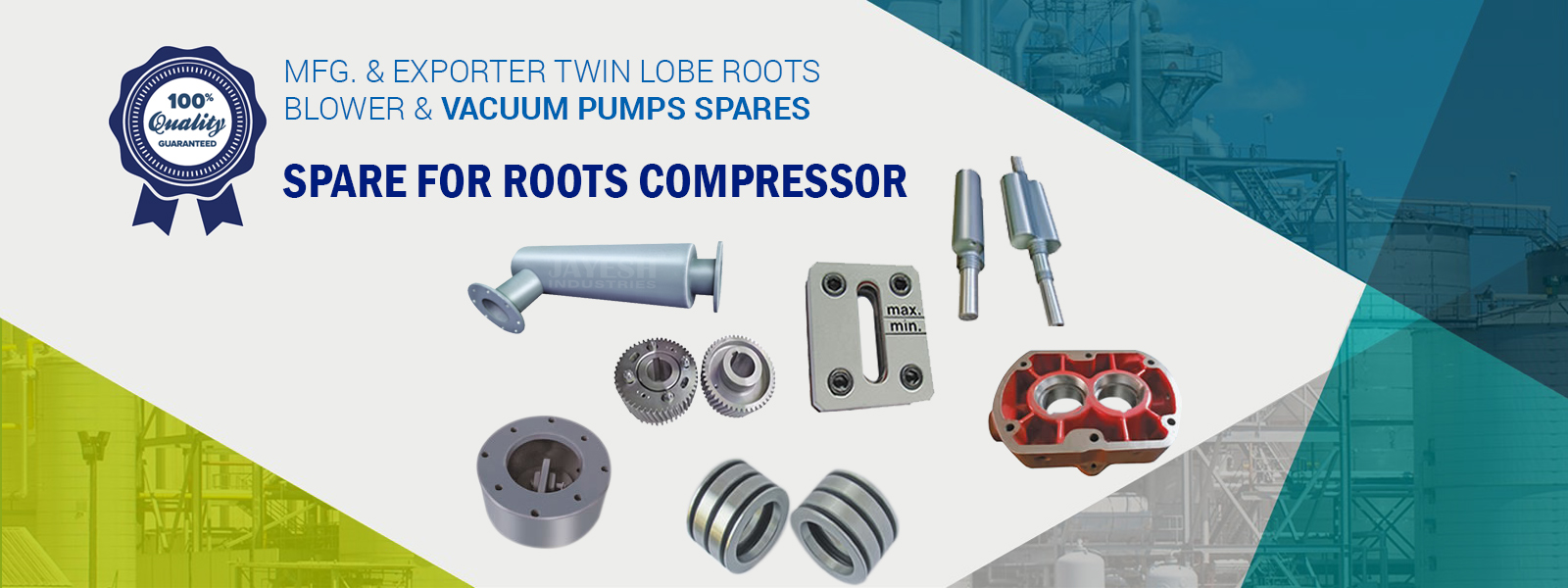 Spare for roots compressor manufacturer